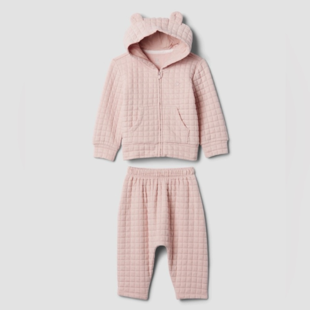 NWT Baby Gap Quilted Outfit Set